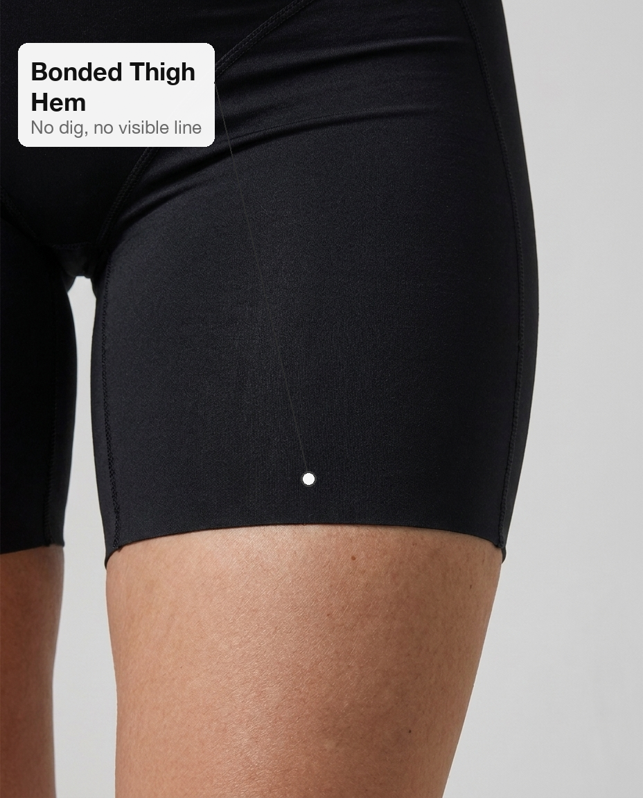 Sculpt Short - bonded thigh hem